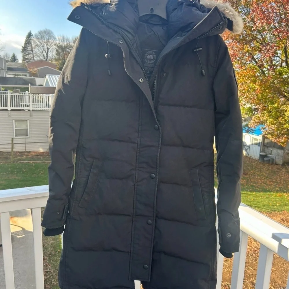 Canada Goose Black Shelburne Parka w Fur Trim (Discontinued) 3XL Black Label NEW - Picture 6 of 9